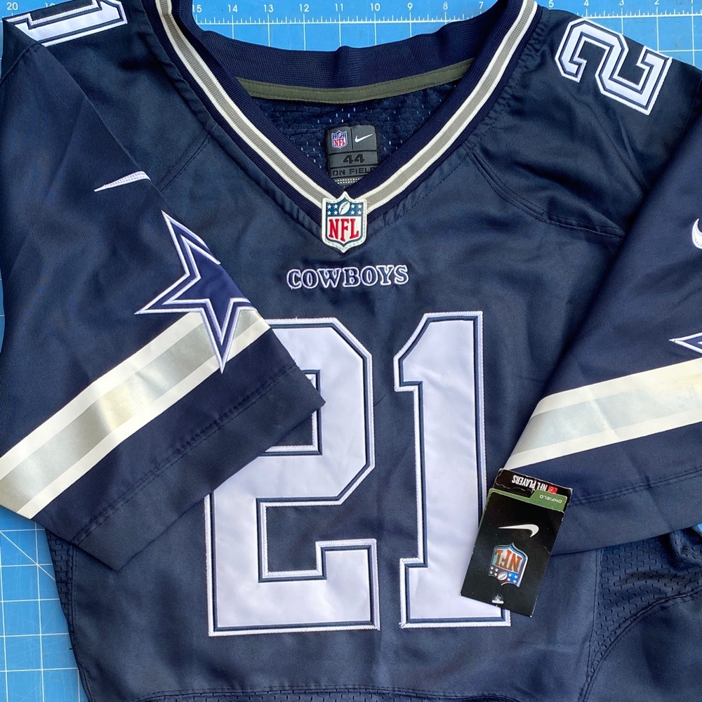 NFL Cowboys Kids Navy and White Jersey
